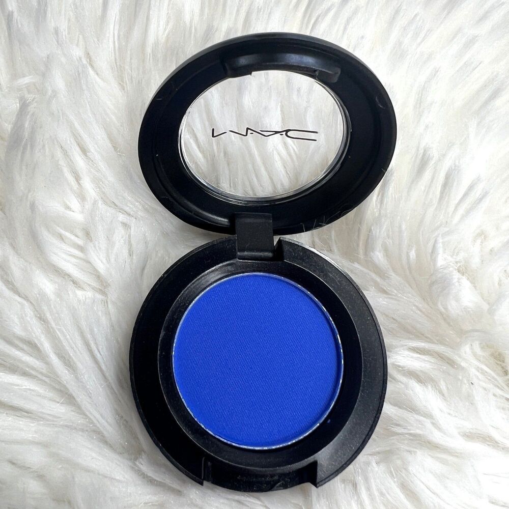 MAC Atlantic Blue Matte Eye Shadow Single Cobalt Blue 0.05oz 1.5g NIB